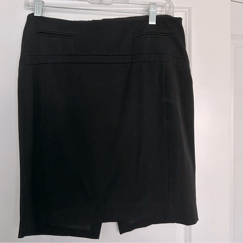 Express black mini pencil skirt